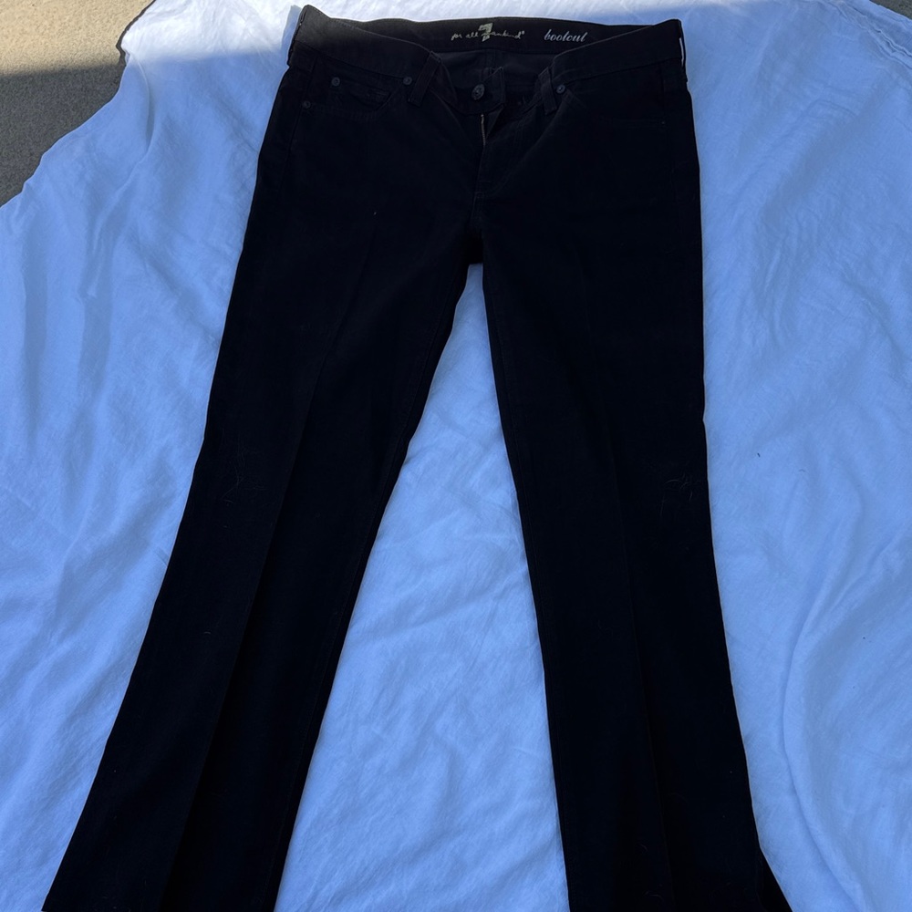 7 For All Mankind Dark Wash Bootcut Jeans